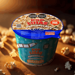 Balde de Pochoclo: Sabor Coco