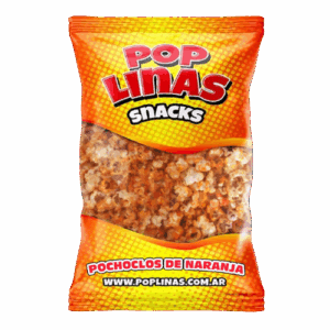 Bolsa de Pochoclos sabor Naranja